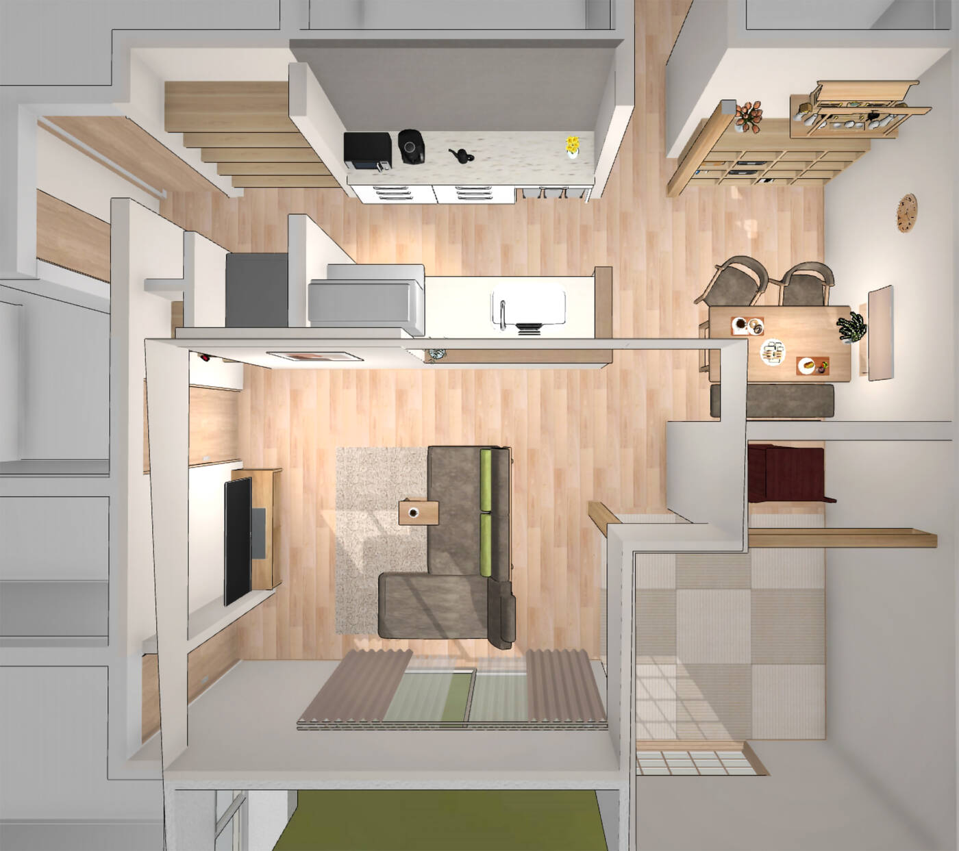 ナチュラルモダンインテリア